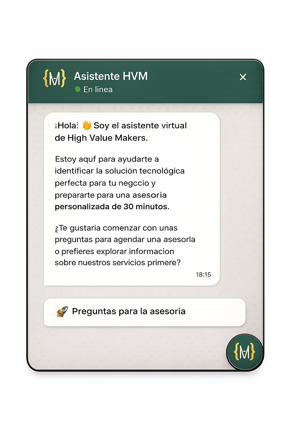 Ejemplo de Asistente Virtual